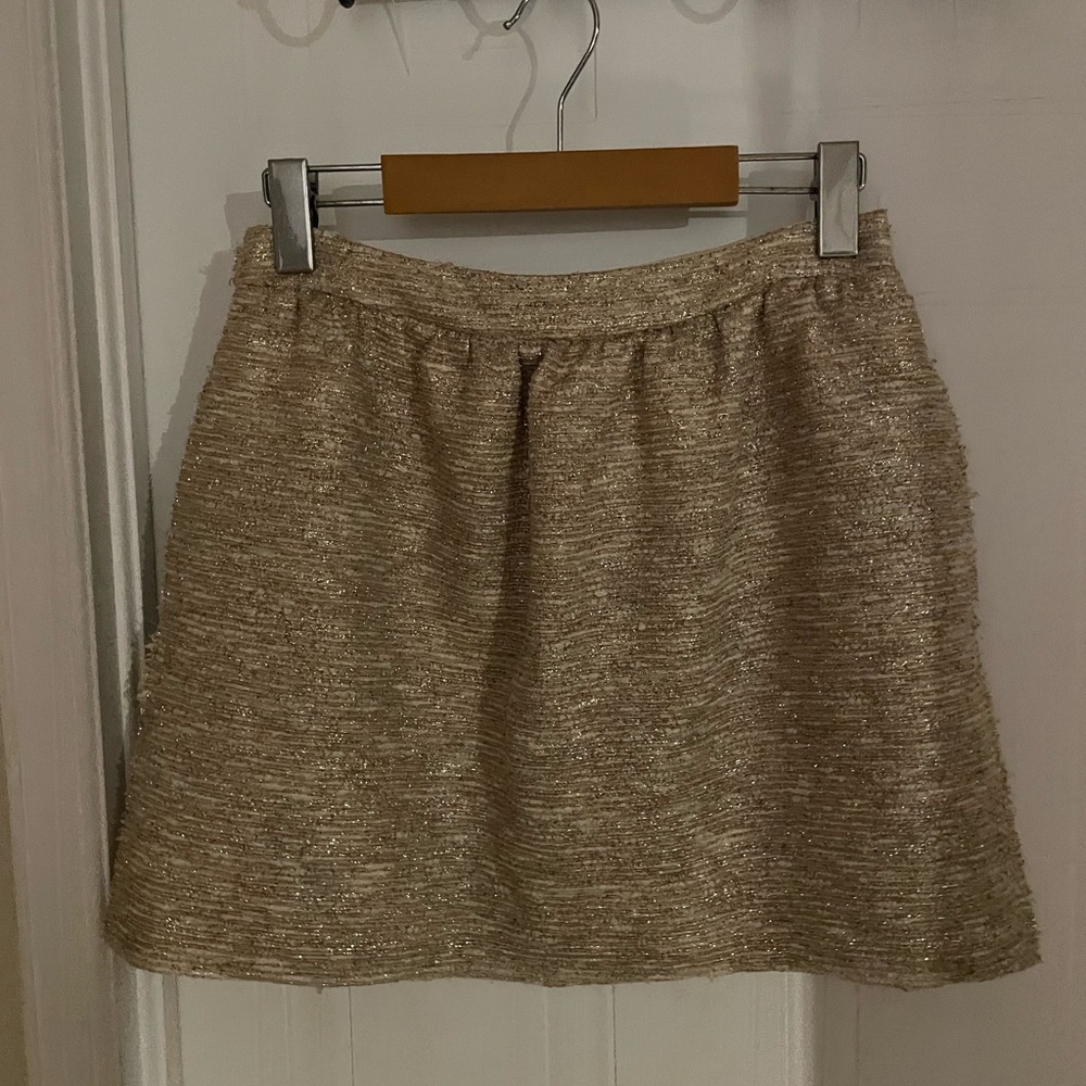 Zara aline tweed skirt